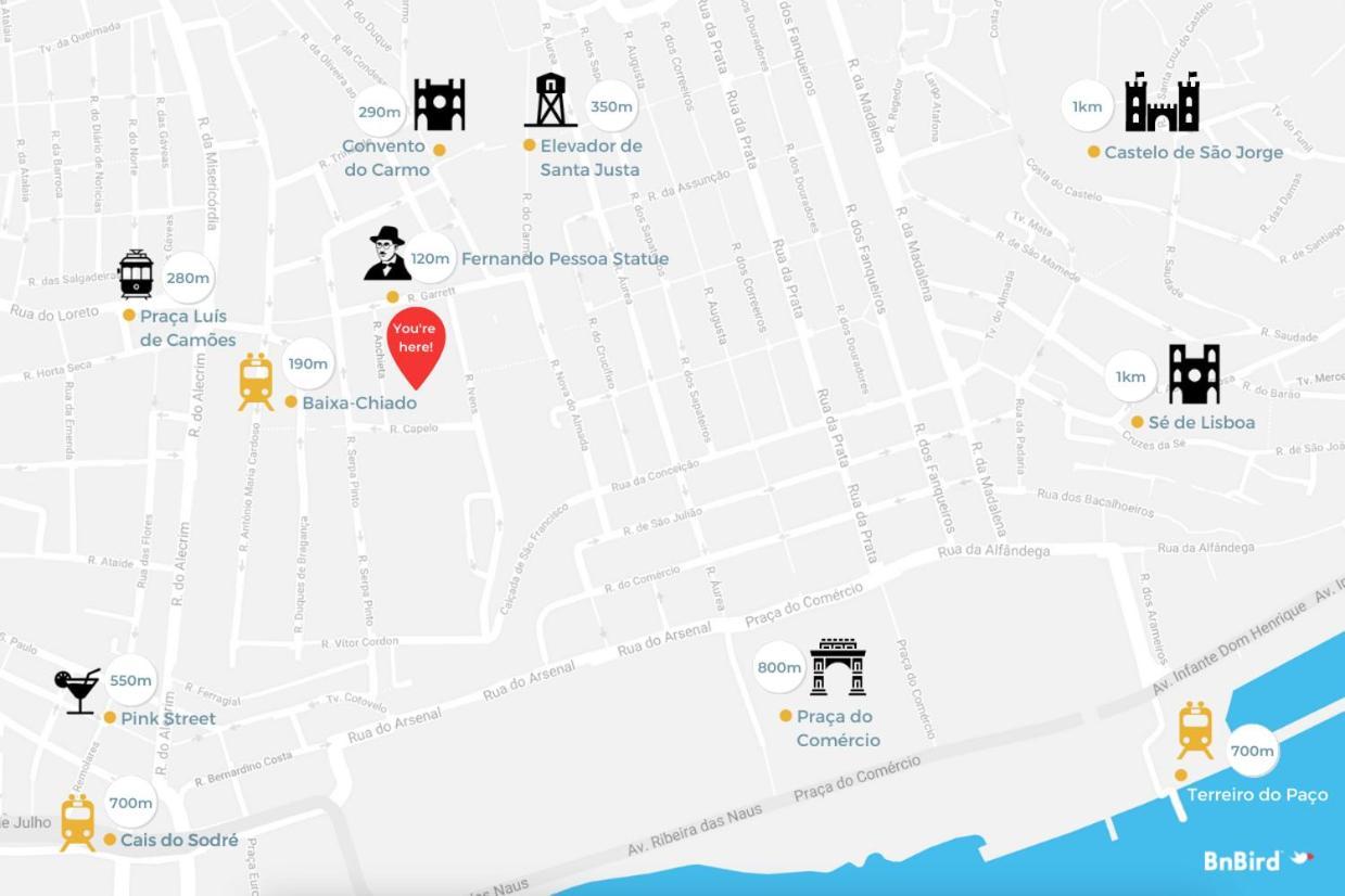 Chiado Prime Garrett Apartment リスボン エクステリア 写真